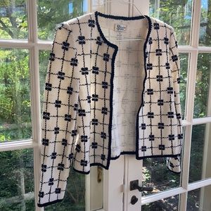 Dunollie looms sweater jacket approx Sz S